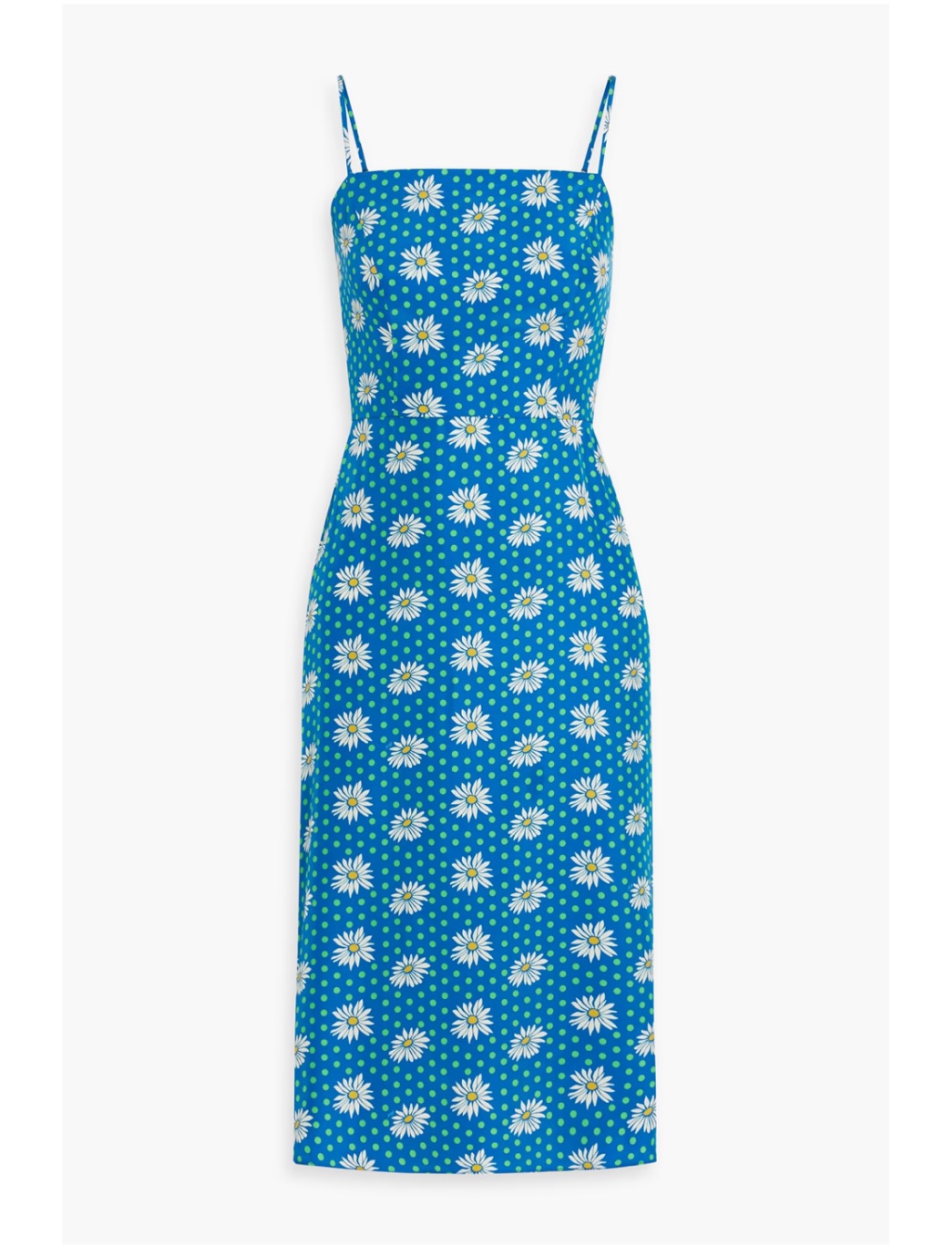 Hvn Nora Silk Polka Dot And Daisies Dress 2 New $495 — image 4 of 5